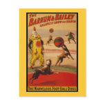 Barnum & Bailey Circus Foot-Ball Dogs postcards