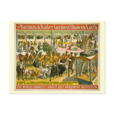 Barnum & Bailey Circus Poster by ZephyrusBooks