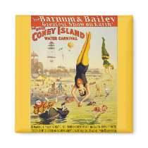 Barnum & Bailey Coney Island Water Carnival Refrigerator Magnet
