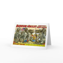 Barnum & Bailey - Elephants Greeting Card