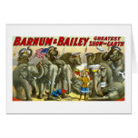 Barnum & Bailey - Elephants - Vintage Ad cards