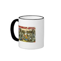 Barnum & Bailey - Elephants - Vintage Ad Coffee Mug