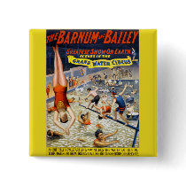 Barnum & Bailey Grand Water Circus Button