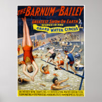 Barnum & Bailey Grand Water Circus Print