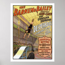 Barnum & Bailey Leap for Life Circus Advertisement Posters