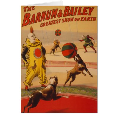 Barnum & Bailey - Marvellous Football Dogs by tartanphoenix