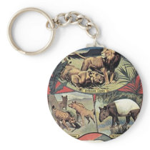 Barnum & Bailey Menagerie Lions Tigers Vintage The Key Chains