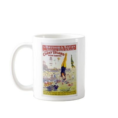 Barnum & Bailey New York Coney Island Circus Mugs by postoffice