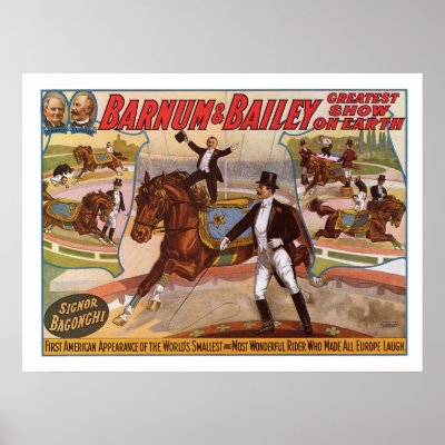 Barnum & Bailey Smallest Rider Advertisement by gwester