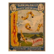 Barnum & Bailey / Trapeze Artists Post Card