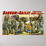 Barnum Bailey Vintage Elephants posters