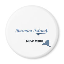 Barnum Island New York City Classic Magnet