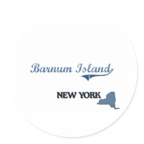 Barnum Island New York City Classic Stickers