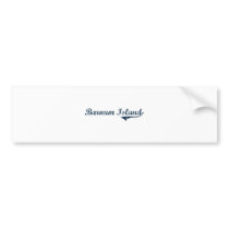 Barnum Island New York Classic Design Bumper Stickers