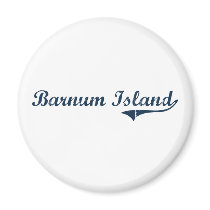 Barnum Island New York Classic Design Refrigerator Magnets