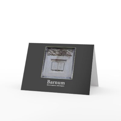 Barnum Note Card by cityphotos