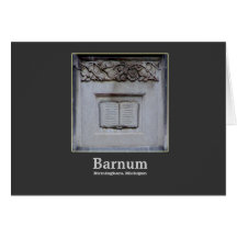 Barnum Note Card
