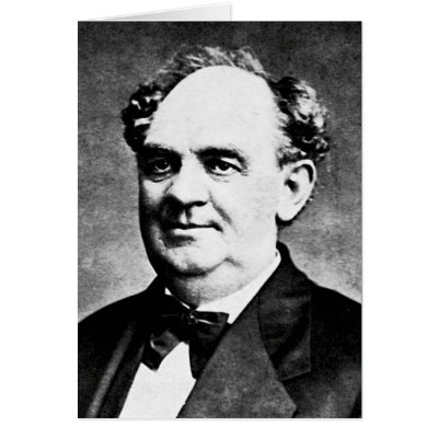 Barnum ~ P. T. American Showman Entertainer Greeting Card by fotoshoppe