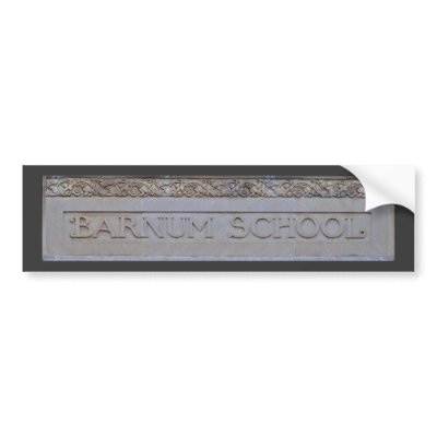 Barnum School Bumper Sticker by cityphotos
