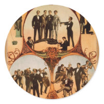 Barnum, 'The Hypnotist' Retro Theatre Stickers
