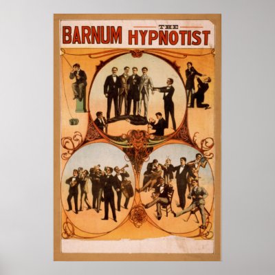 BARNUM The Hypnotist VAUDEVILLE Poster by PaperTimeMachine