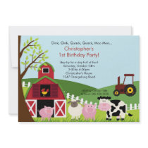 Barnyard Animal Fun Birthday Party