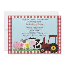 Barnyard Animal Fun Birthday Party