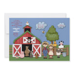 Barnyard Friends Invitation