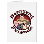 Barnyard Friends Tshirts and Gifts Greeting Card