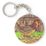 Barnyard Hen keychain