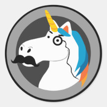 Baron Cornelius Round Stickers