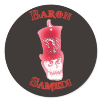 Baron Samedi Runder Sticker