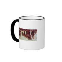 Baron von Steuben drilling American recruits Mug