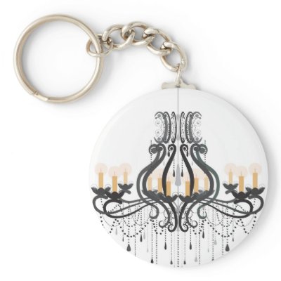 Baroque Chandelier Keychain by lalneagra