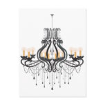 Baroque Chandelier postcards