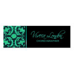 Baroque - Choreographer Dance Instructor Business Card Template