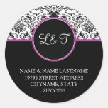 Baroque Elegance Address Label Envelope Seal Stickers