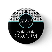 Baroque Elegance Mother of the Groom-Aqua