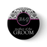Baroque Elegance Mother of the Groom Button
