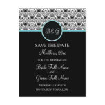 Baroque Elegance Save The Date (Aqua)