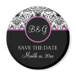 Baroque Elegance Save The Date Magnet