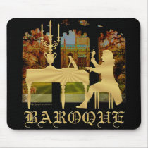 Baroque harpsichord mousepad
