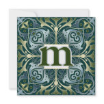 Baroque Letter M invitations