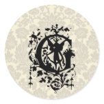 Baroque Monogram G Sticker