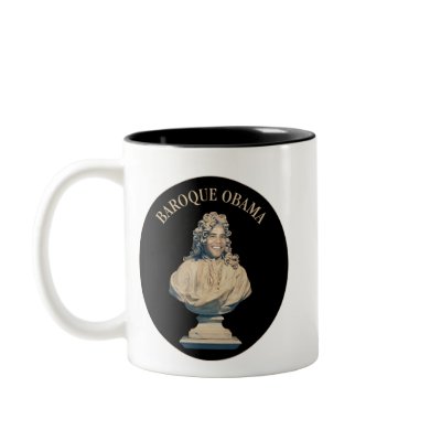 Baroque Obama Coffee Mug by rgb_hmo