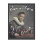 Baroque Obama postcards