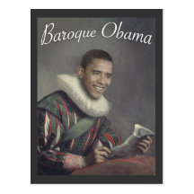 Baroque Obama Postcards