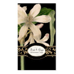 Baroque Vintage Lily Formal Wedding Favour Gift Ta Business Card Templates