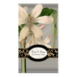 Baroque Vintage Lily Formal Wedding Favour Gift Ta Business Card Templates