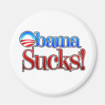 Barrack Obama Sucks Refrigerator Magnets